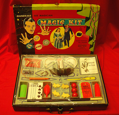 Mandrake The Magician Game Transogram 1960s Complete in Box -  Portugal